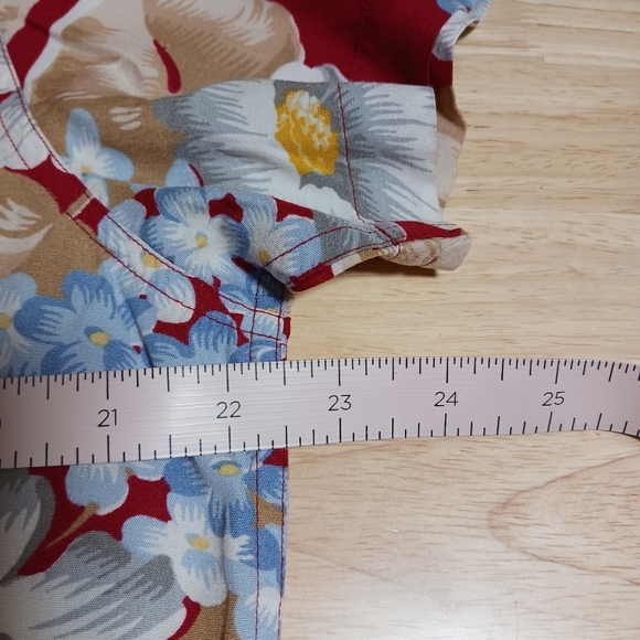 Vintage Liz Claiborne Floral Print Button Down Shirt Size Large - Picture 6 of 6